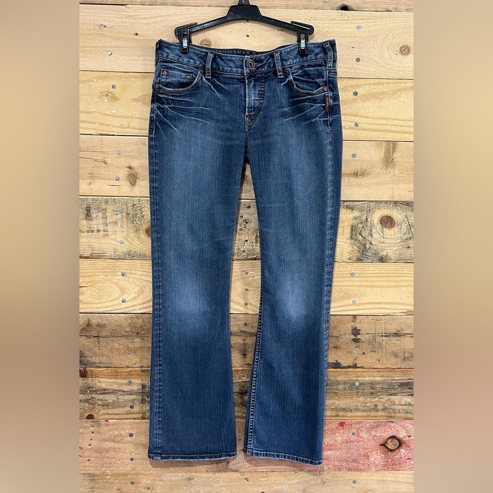 Silver Jeans Toni Bootcut Jeans Women's 30x31 Low Rise Medium Wash Denim